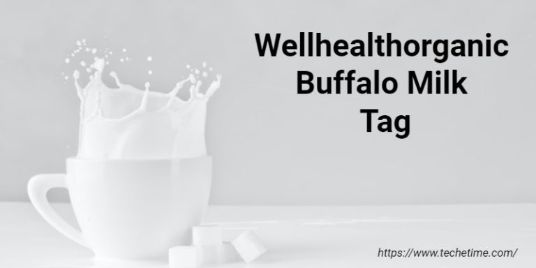 Wellhealthorganic Buffalo Milk Tag