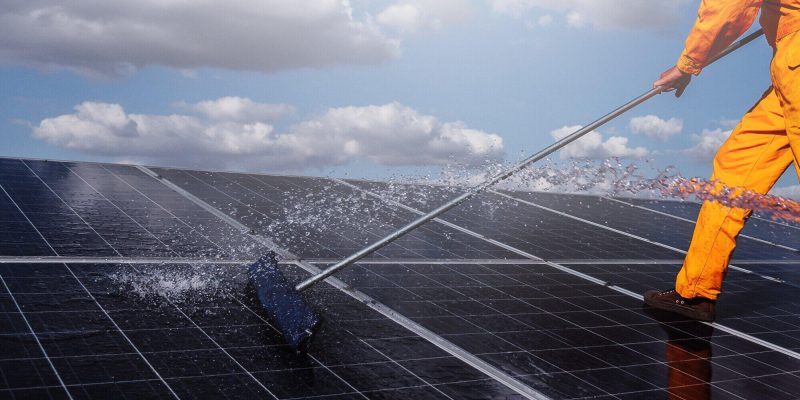 keeping your solar panels sparkling clean