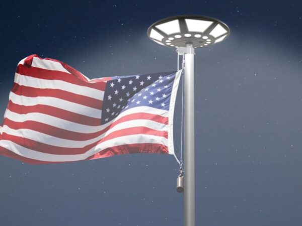 Energy-Efficient LED Flagpole Lamp 3.7V