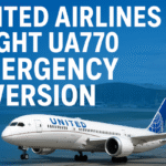 United Airlines Flight UA770 Emergency Diversion